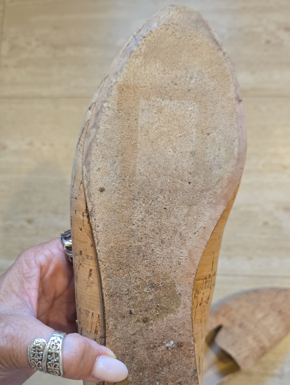 Veronica Beard Griffin Flat Cork Loafers - Picture 12 of 12
